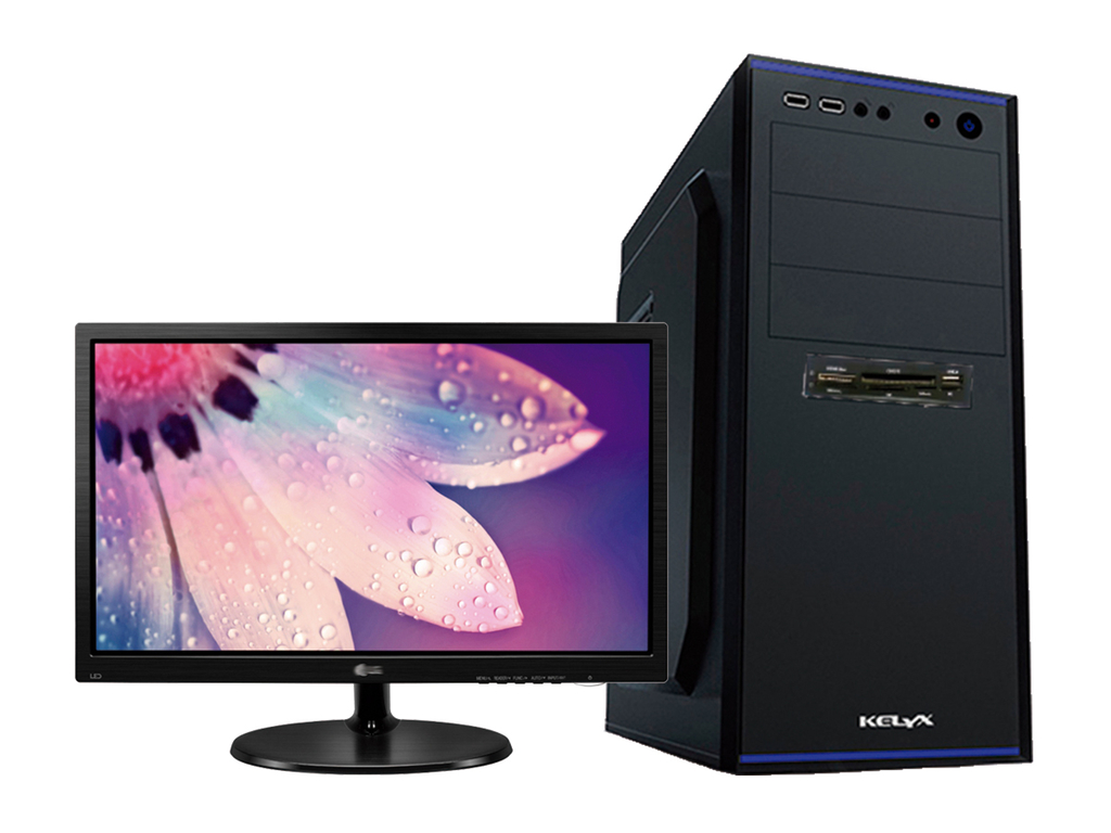 Pc Armada Amd Athlon 3000G A520 16gb Ram 512gb ssd NVME Gabinete Kit