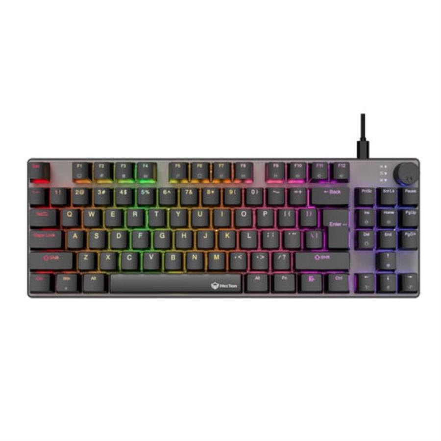Teclado Mecanico 80% USB Español Meetion MK008 Pro Negro Switch Red