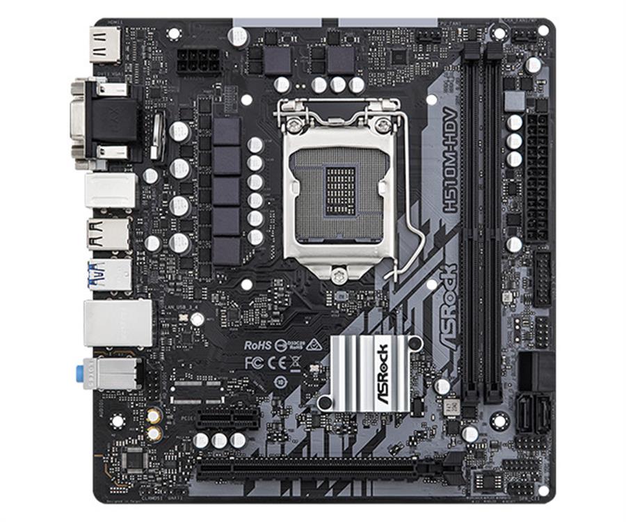 Motherboard Asrock H510M-HDV R2.0 Intel LGA 1200 (SIN puertos M.2 / NVME)