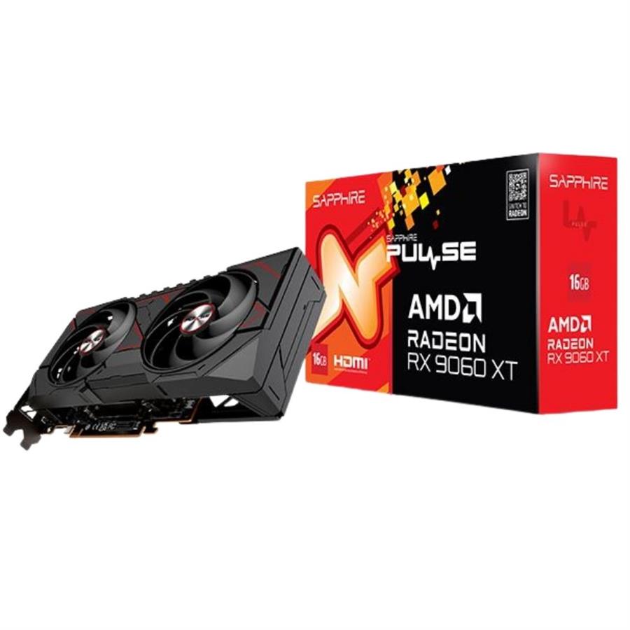 Placa de Video Sapphire Rx 9060 Xt Gaming Oc 16Gb D6 Dual Fan