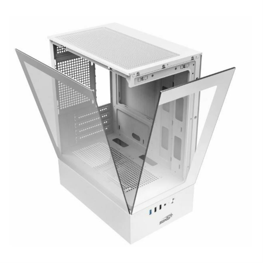 Gabinete Sentey H10 White Vidrio Templado S/ Cooler