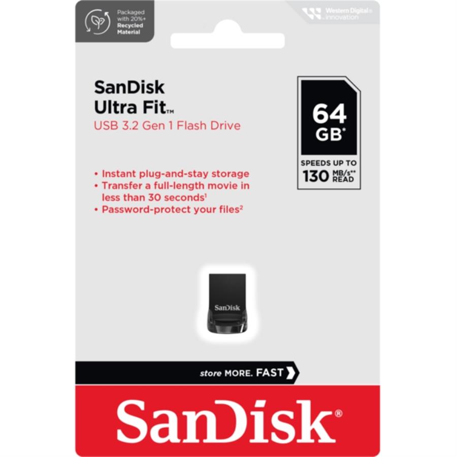 Pendrive Sandisk Ultra Fit USB 3.1 64GB