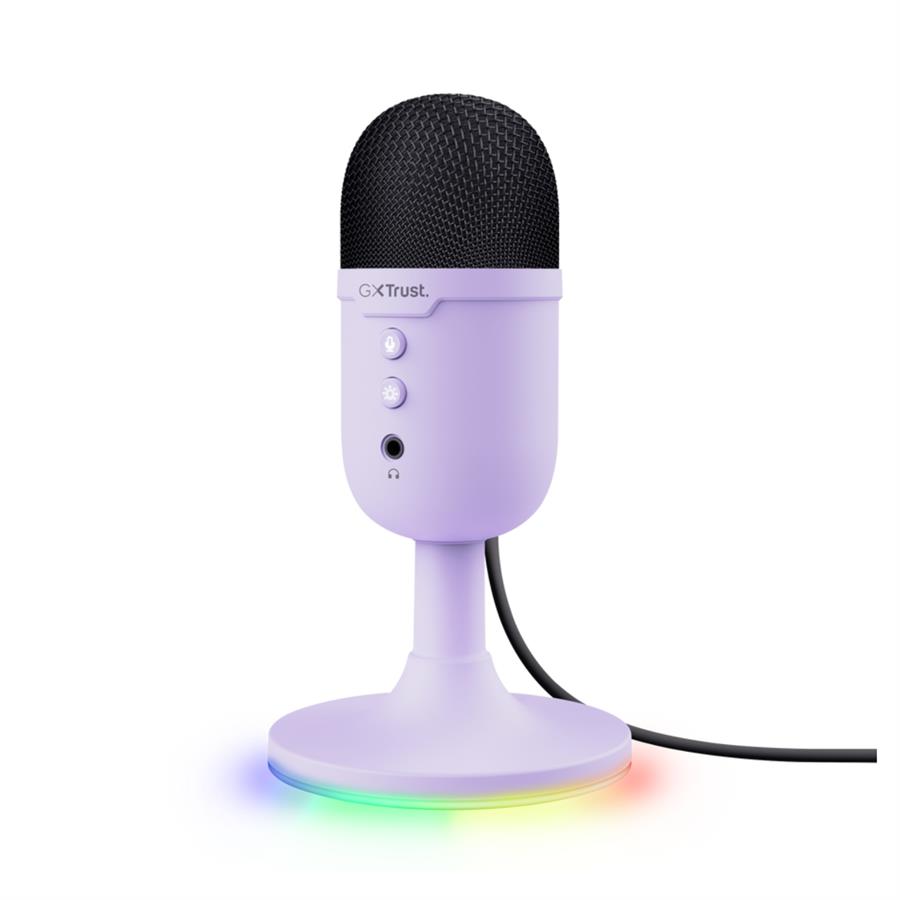 Microfono Gaming USB TRUST Yunix Purple RGB GXT234P