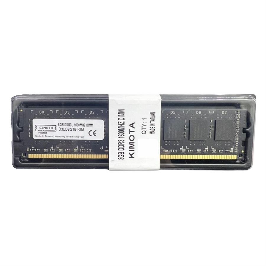 Memoria RAM Kimota 8GB DDR3 1600mhz UDIMM