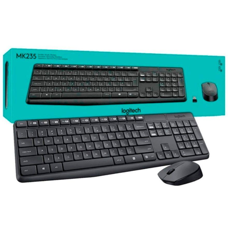 Combo Inalambrico Logitech MK235 Wireless Mouse y Teclado Español