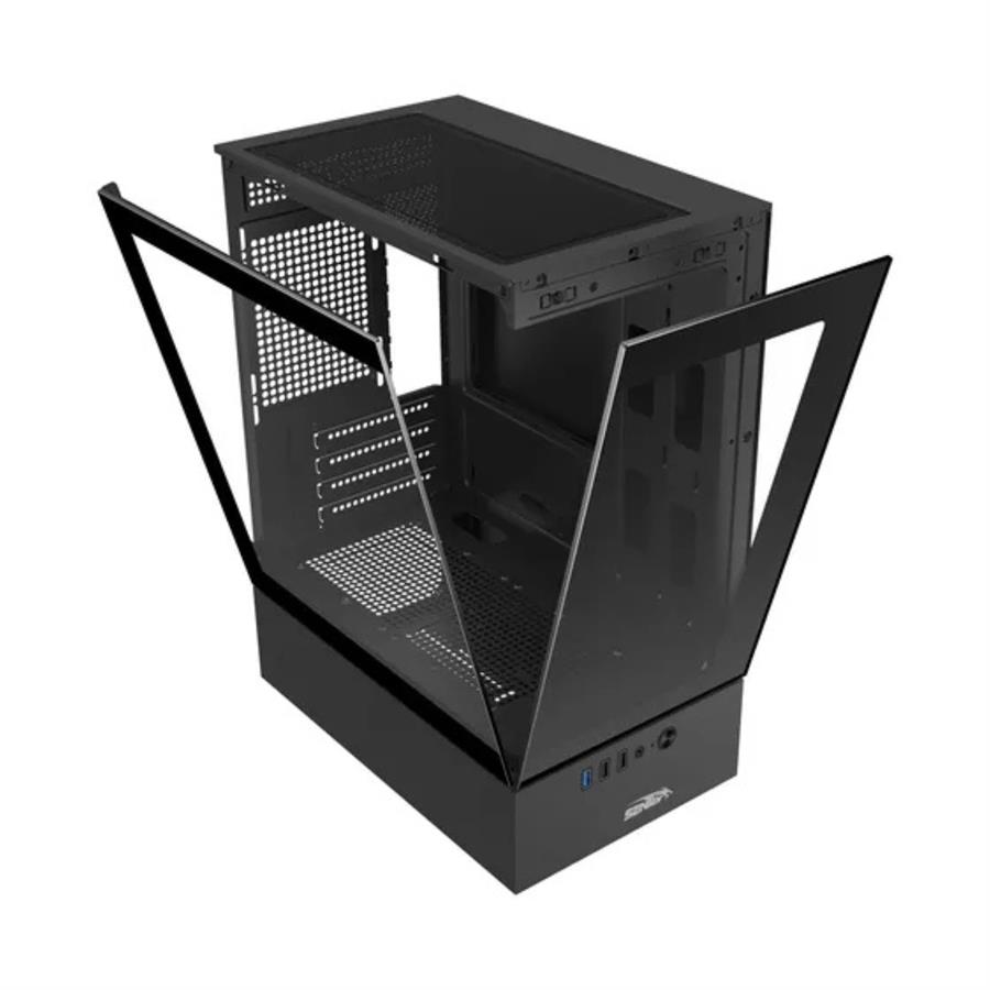 Gabinete Sentey H10 Black Vidrio Templado S/ Cooler